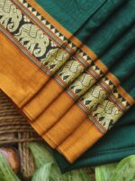 Narayanpet Cotton Saree with Small Border - Image 4
