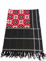 Pochampally Double Ikat Theliya Dupatta - Image 3
