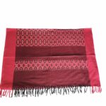 pochampally ikat handloom mercerised cotton duppata 2.5 meters - Image 2
