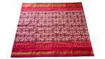 Pochampally Ikat Handloom Silk Saree- 6.2 Meters with Blouse - Image 2