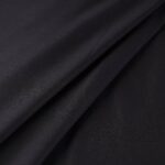 PLANE BLACK COLOUR  Handloom Cotton Fabric - 2/40s Count 45 INCH WIDTH - Image 3