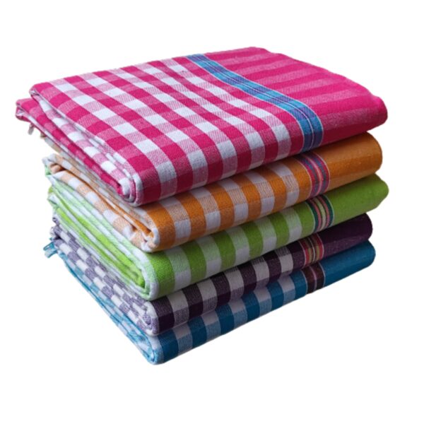 Shop high-quality cotton towels at PAVANKUMARWEAVES. Our soft, absorbent handloom towels are crafted from 100% pure cotton, offering comfort, durability, and eco-friendly luxury