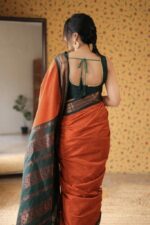 Kalyani Cotton silk Sarees With Contract Blouse - Image 2