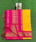 Kalyani Cotton Silk Sarees With Contract Blouse - Image 4