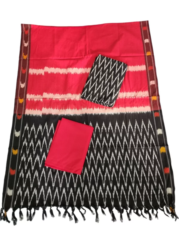 Authentic Pochampally ikat design dress set for ethnic wear
