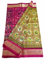 Pochampally Ikat Handloom Silk Saree- 6.2 Meters with Blouse - Image 2