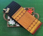 Narayanpet sarees with checked design, ideal for traditional wear