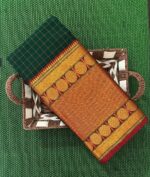 Traditional Narayanpet sarees with bold checked pattern