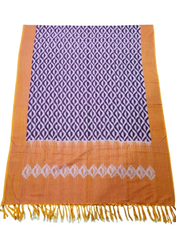 Traditional Ikat DUPATTA pattern design on a 2.5-meter dupatta