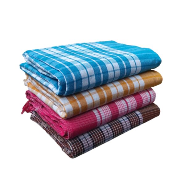 "Handloom Pure Cotton Towel - Soft and Absorbent, 100% Cotton, Eco-Friendly Bath Towel"