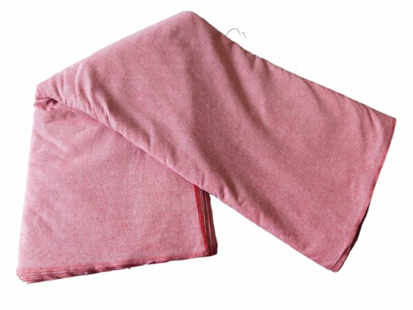 plain cotton fabric ligt pink colour handwoven