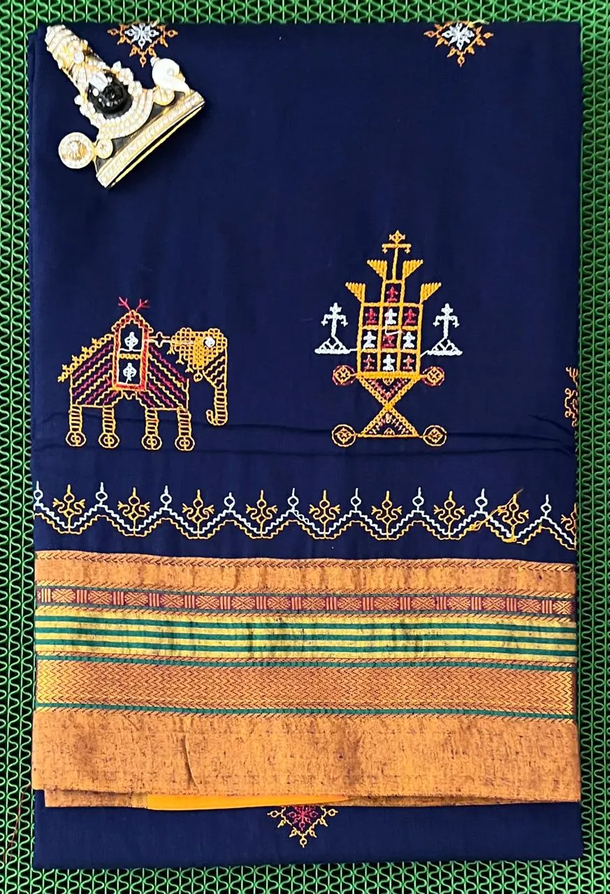 Authentic Kasuti saree for festivals, office wear, and cultural events