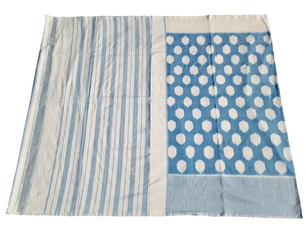 Traditional handloom saree crafted with 2/120 cotton threads