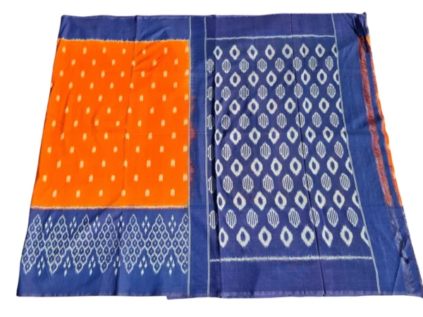 Exclusive handwoven handloom saree with traditional patterns
