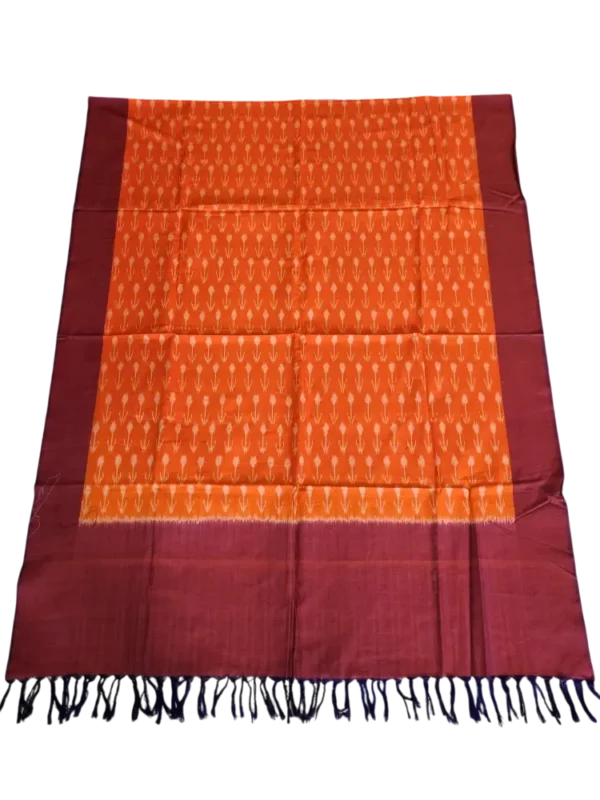 Vivid ikat designs on a classic Pochampally dupatta
