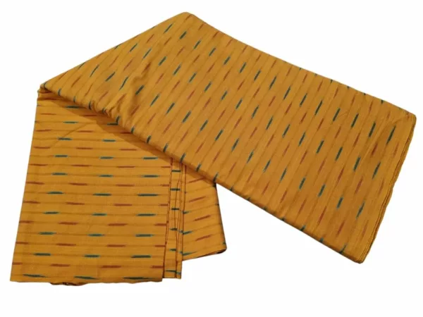 Handloom Ikat Fabric with unique tie-dye effect