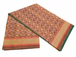 Buy Ikat Sarees Online – Handwoven Cotton Silk Pochampally Saree | 6.5m with Blouse - Image 4