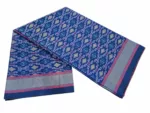 Buy Ikat Sarees Online – Handwoven Cotton Silk Pochampally Saree | 6.5m with Blouse - Image 4