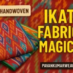Pure Cotton Fabric – Handwoven Ikat Design - Image 4