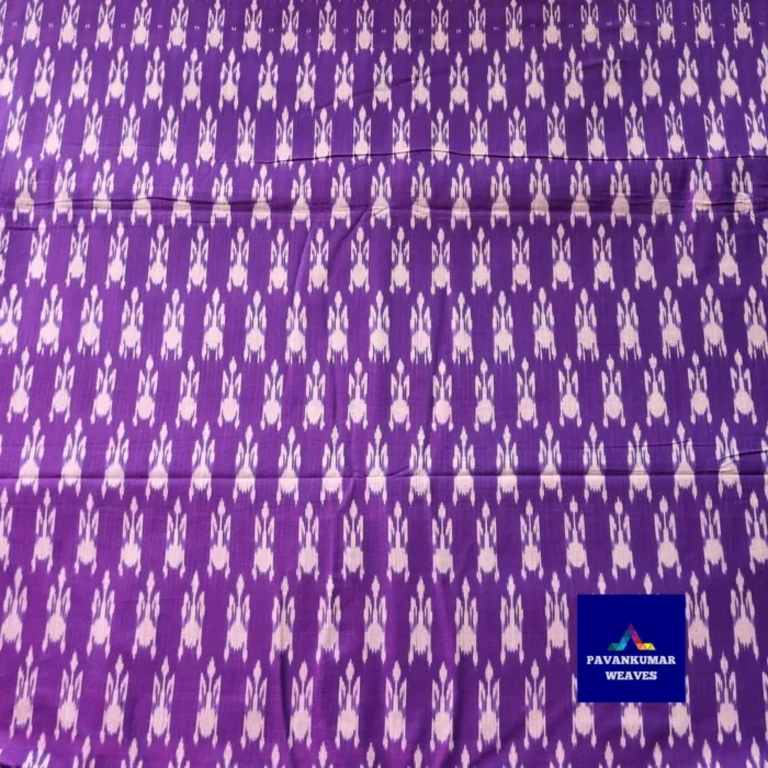Mercerized Cotton ikat Fabric 2/120 Count – Handwoven Fabric