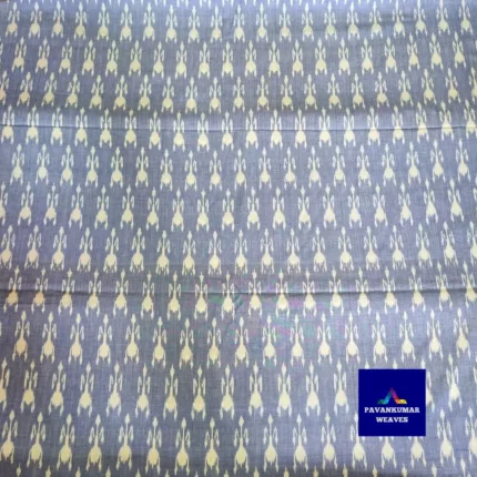 Mercerized Cotton ikat Fabric 2/120 Count – Handwoven Fabric