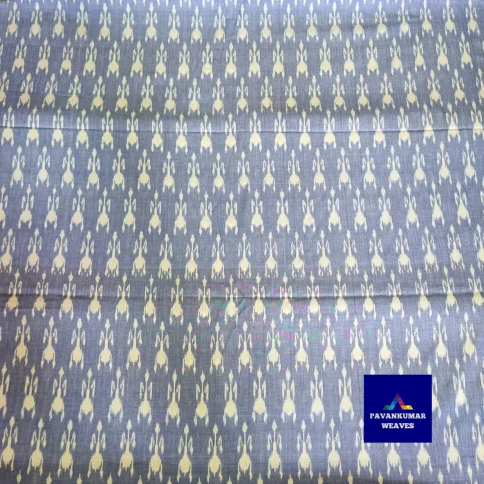 Mercerized Cotton ikat Fabric 2/120 Count – Handwoven Fabric