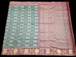 Pochampally Saree in Semi Silk Fabric with Blouse Piece