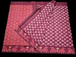 Handloom Semi Silk Pochampally Saree with Traditional Ikat Design