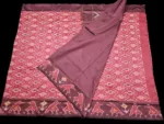 Traditional Indian Pochampally Saree Draped on Model