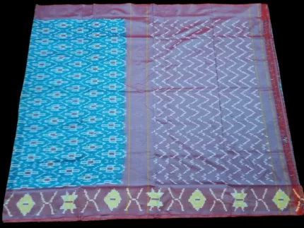 Pochampally Saree with Rich Colors and Silk Texture