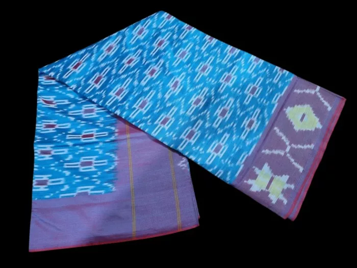 Pochampally Saree with Rich Colors and Silk Texture