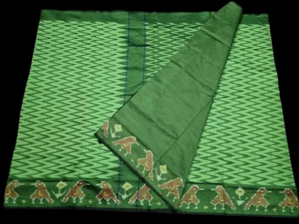 Artisan Handwoven Pochampally Saree in Semi Silk Material