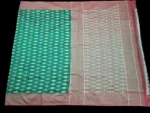 Authentic Ikat Design on Semi Silk Pochampally Saree – Handloom Weave