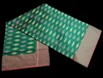 Authentic Ikat Design on Semi Silk Pochampally Saree – Handloom Weave