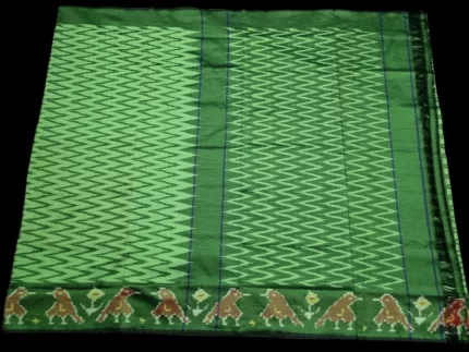 Artisan Handwoven Pochampally Saree in Semi Silk Material