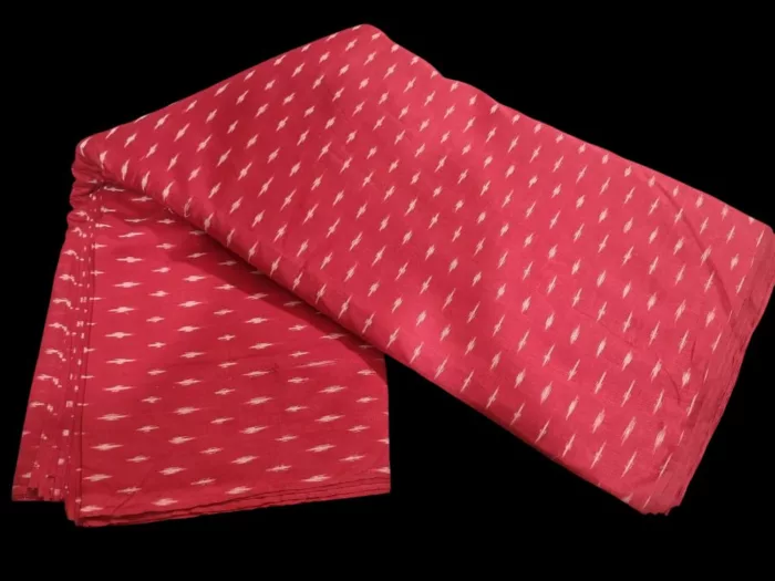 Close-up of premium 2/120 count cotton fabric weave