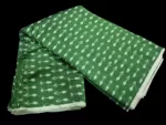 Close-up view of premium cotton fabric texture in natural light