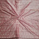 Handloom 2/120 count cotton fabric in traditional pattern