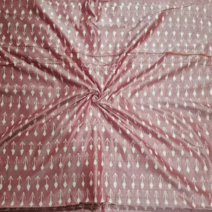 Handloom 2/120 count cotton fabric in traditional pattern