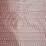Handloom 2/120 count cotton fabric in traditional pattern