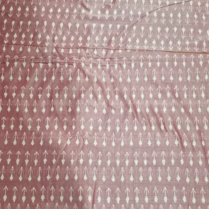 Handloom 2/120 count cotton fabric in traditional pattern