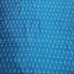 Colorful handcrafted cotton fabric made with tie-dye technique