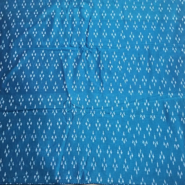 Colorful handcrafted cotton fabric made with tie-dye technique