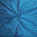 Colorful handcrafted cotton fabric made with tie-dye technique