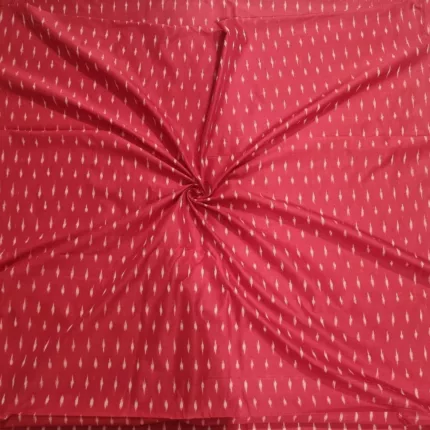 Close-up of premium 2/120 count cotton fabric weave
