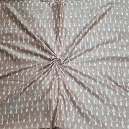 High-quality cotton fabric roll with artistic tie-dye work
