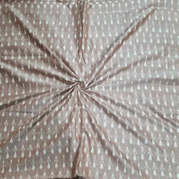 High-quality cotton fabric roll with artistic tie-dye work