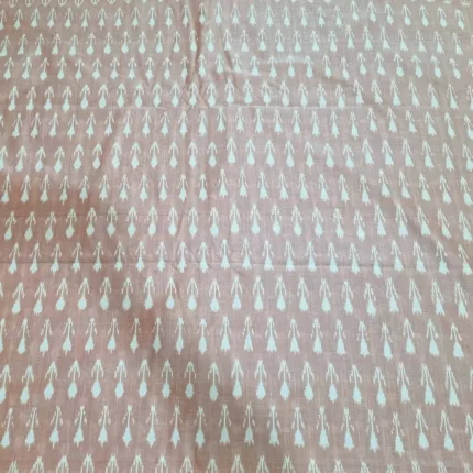 High-quality cotton fabric roll with artistic tie-dye work