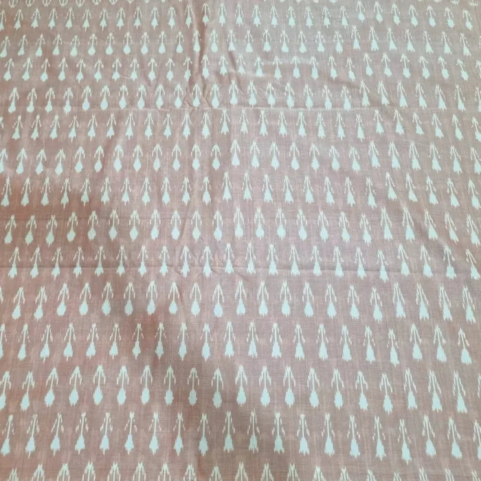 High-quality cotton fabric roll with artistic tie-dye work