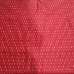 Handcrafted ikat cloth showing characteristic blurred design edges